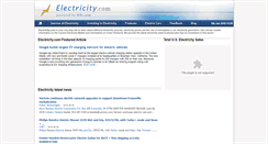 Desktop Screenshot of electricity.com