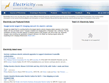 Tablet Screenshot of electricity.com