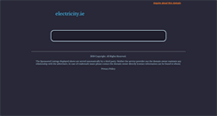 Desktop Screenshot of electricity.ie